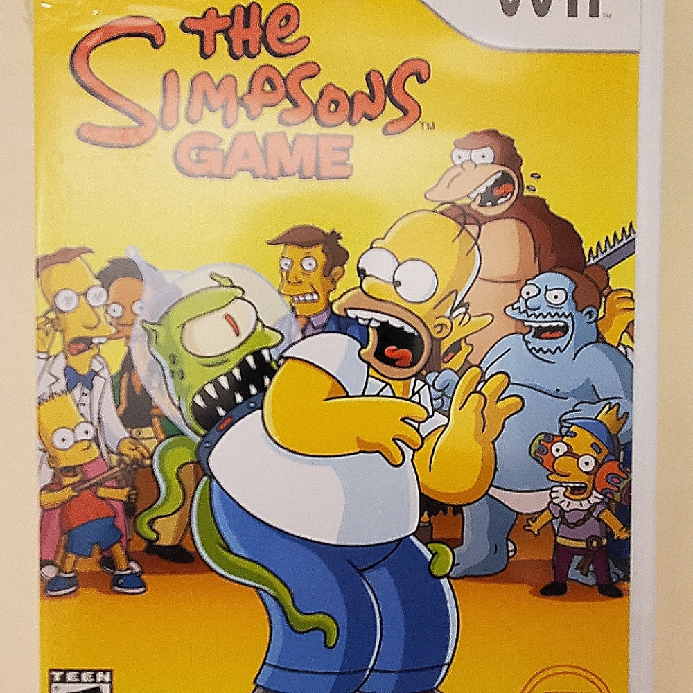 Wii Game The Simpsons Game